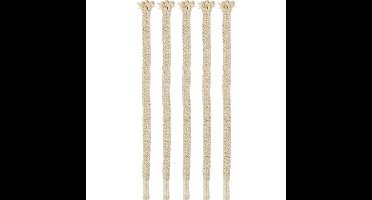 Esschert Design Fakkellonten - 5x stuks - 20 cm - lontjes