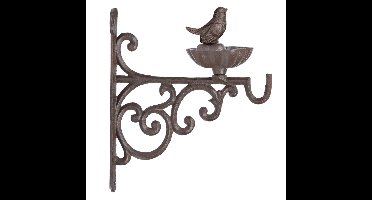Esschert Design Vogelvoederbak - gietijzer - met haak - 19 cm