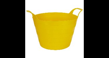Excellent Houseware wasmand - geel - 30 liter - kunststof