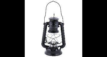Fancy Flames Lantaarn - zwart - 11,7x15,7x24 cm - windlicht