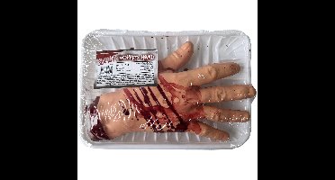 Funny Fashion Halloween lichaam ledematen afgehakte hand - horror thema - 18 cm - kunststof