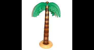 Funny Fashion Opblaasbare kleine palmboom - 90 cm - Tropische Hawaii thema - decoraties/versieringen