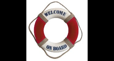 Gerkimex Reddingsboei - Welcome on board - 35cm - kunststof - maritiem