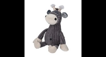 H&S Collection Deurstopper - giraf - grijs - 28x18x21 cm - dieren
