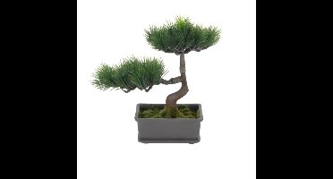 H&S Collection Kunstplant Bonsai boompje in pot - Japans - 27cm