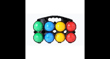 Jeu de boules set - gekleurd - voor kinderen - 8 ballen
