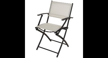 Redcliffs Klapstoel - beige - opklapbaar - 46 x 52 x 85 cm