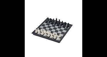 Reis schaakbord - opklapbaar - magnetisch - 24 x 24 cm - bordspel