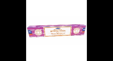Satya Nag Champa wierook stokjes - Mystic Yoga - 1x pakje van 12