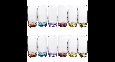 Secret de Gourmet Drinkglazen - 12x stuks - waterglazen - 380 ml