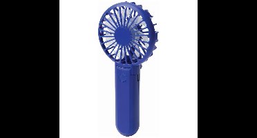 Trendoz Typhoon Mini handventilator - blauw - 8 x 17 cm