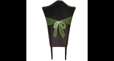 Tule stof op rol - 5x - lichtgroen - 30cm x 9meter - Organza/mesh decoratie stoffen
