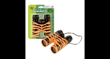 Wild Republic Speelgoed verrekijker - kinderen - tijgerprint - 12 cm