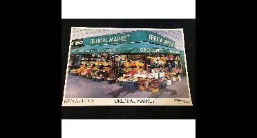 Ken Keeley "Oriental Market" Poster - 1987 - 60 x 80 cm