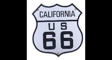 Route 66 California Emaille Bord