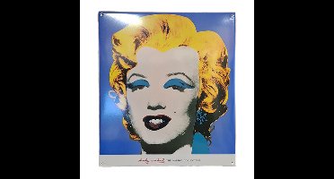Marilyn Monroe Andy Warhol Collection Emaille Bord - 50 x 45cm