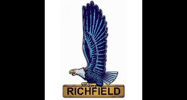 Richfield Gasoline Adelaar Zwaar Metalen Bord - 56 x 35 cm