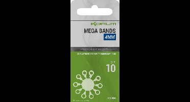 Korum Smokescreen Mega Bands 4mm