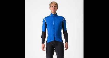 Castelli Gabba RoS 2 korte mouw fietsjack azzurro italia/silver reflex heren