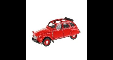 Welly Citro?n 2CV modelauto - rood - 1:36 - speelgoed auto