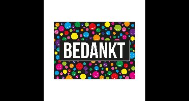 Bellatio Decorations Bedankt ansichtkaart - A5 formaat