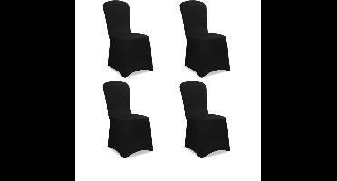 Stoelhoes Set van 4 Zwart