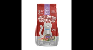 EASYPETS LOVELY LAMB & FABULOUS FISH SENIOR KATTENVOER 1,5 KG