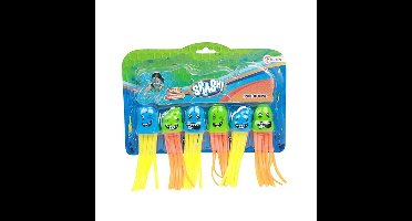 Splash Opduik Octopussen 6 Stuks