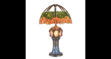 A TIFFANY STYLE TABLE LAMP