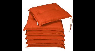 Zitkussens Boston 6 stuks Oranje 43x39x5cm
