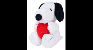 Peanuts Plush Figure Snoopy Sitting with Heart 25 cm