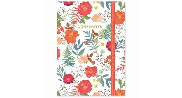 Adresboek Flowers - A6