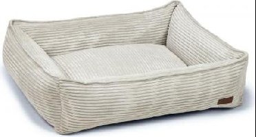 Designed by Lotte Ribbed hondenmand - lichtgrijs