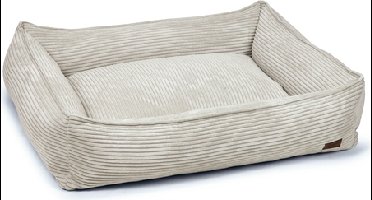 Designed by Lotte Ribbed hondenmand - lichtgrijs