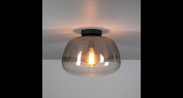 Lyora Glazen plafondlampPulse Ø 36cm - smoke glas - 7766/39G