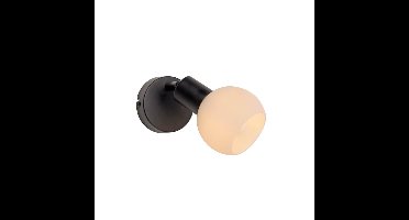 Just Light Zwarte wandlampLoki 1-lichts - 12150-18