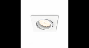 Philips Richtbare inbouwspotEnneper GU10 9cm vierkant wit - 5019131PN