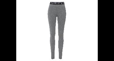 Dames leggings, normale taillehoogte. (Grijs, XS (32/34))