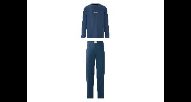 PIERRE CARDIN Heren pyjama lang, 2 stuks geassorteerd. (Marineblauw, M)
