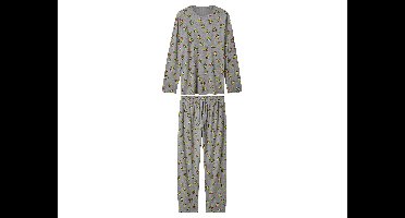 Heren pyjama (Grijs, L)