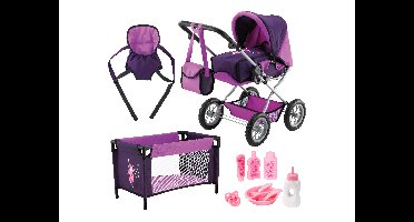 Bayer Design Combi-Poppenwagen Grande Megaset (Fee)