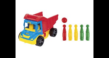WADER Speelgoedauto (Multitruck met kegels)