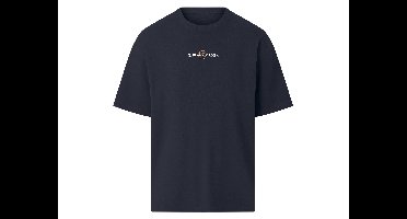 Heren Oversize-T-Shirt (Marineblauw, XL)