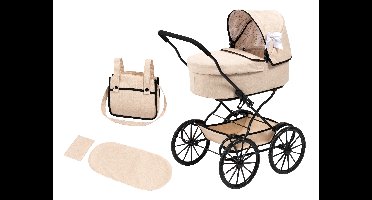 BAYER DESIGN Poppenwagen Klassiek (Beige)