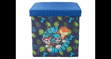 Kinderzitje- en opbergdoos (Turquoise)