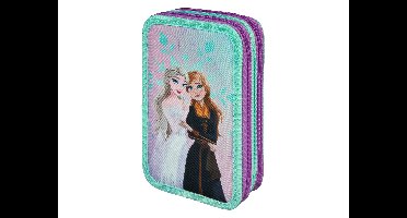UNDERCOVER Scholierenetui Tripledecker, met toebehoren. (Frozen)
