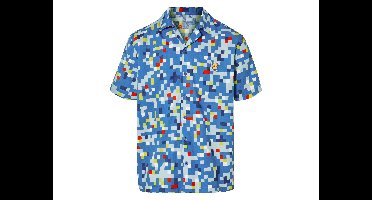 Lidl heren overhemd (Blauw, L)