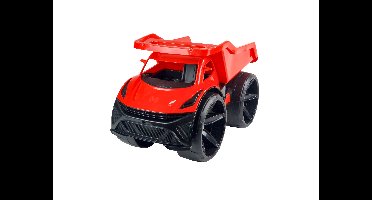 WADER Maximus kiepwagen of bulldozer (Kiepwagen rood)