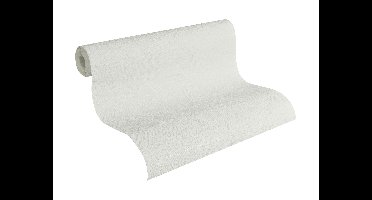 AS CRÉATION overoschilderbare structuur vliesbehang (wilde structuur, wit, 10,05 x 0,53 m)