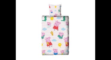 Kinder dekbedovertrek Bluey of Peppa Pig 140 x 200 cm